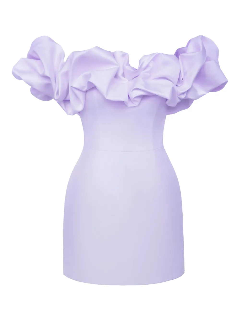 POST MERIDIEM robe Meringue à coupe courte | violet | Image 1