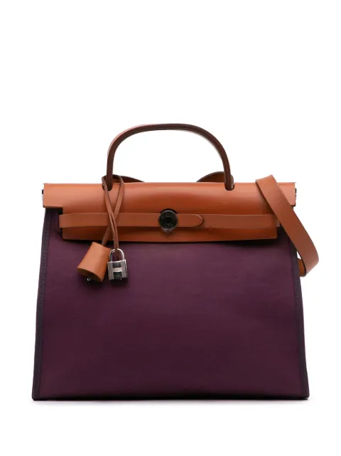 Hermès Pre-Owned 2011 Toile Herbag Zip 31 satchel