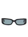 Second/Layer rectangle-frame sunglasses - Black