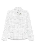 Fay tweed jacket - White