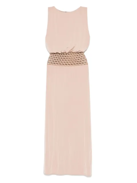 Giorgio Armani vestido con hilo metalizado