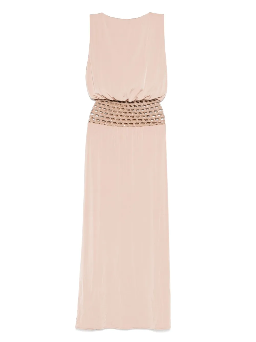 Giorgio Armani Jurk met metallic draad - Roze