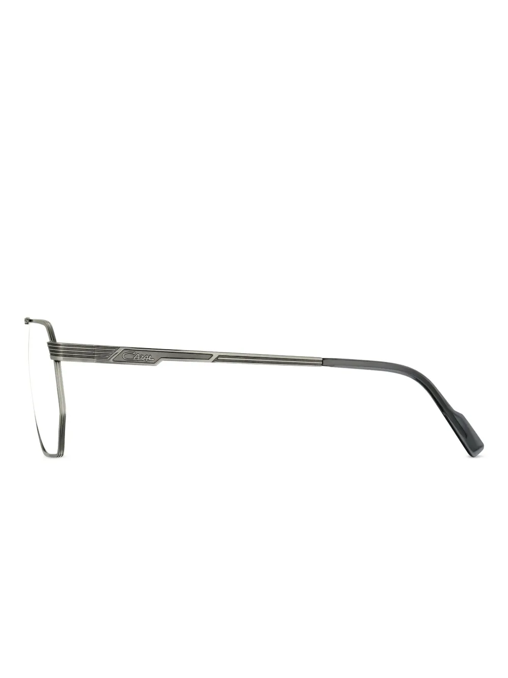  Cazal Geometric Frame Glasses - Silver 