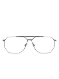 Cazal geometric frame glasses - Silver