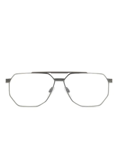 Cazal lentes con armazón geométrica