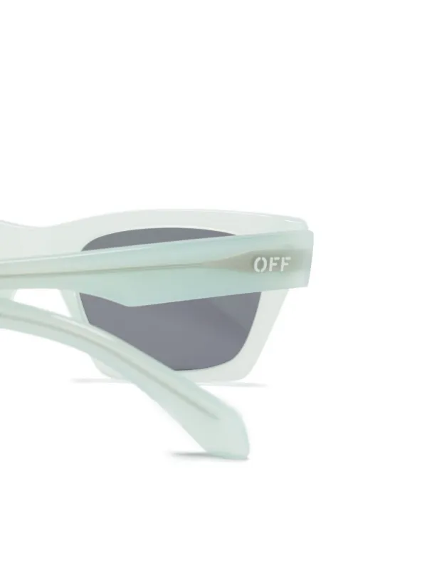 Off-White Eyewear スクエアフレーム サングラス | グリーン | FARFETCH JP