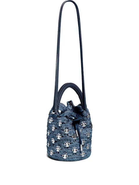 Rabanne bolsa crossbody de crochet