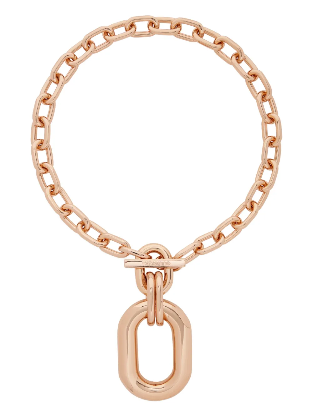 Rabanne XL Link ネックレス - ピンク Rabanne XL Link ネックレス - ピンク