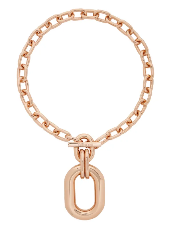 Rabanne XL Link Necklace in Pink