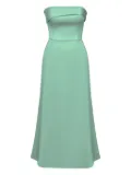 POST MERIDIEM strapless midi dress - Green