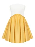 POST MERIDIEM pleated mini dress - Yellow