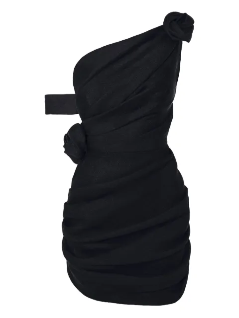 POST MERIDIEM rose-detail mini dress