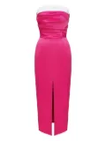 POST MERIDIEM satin midi dress - Pink