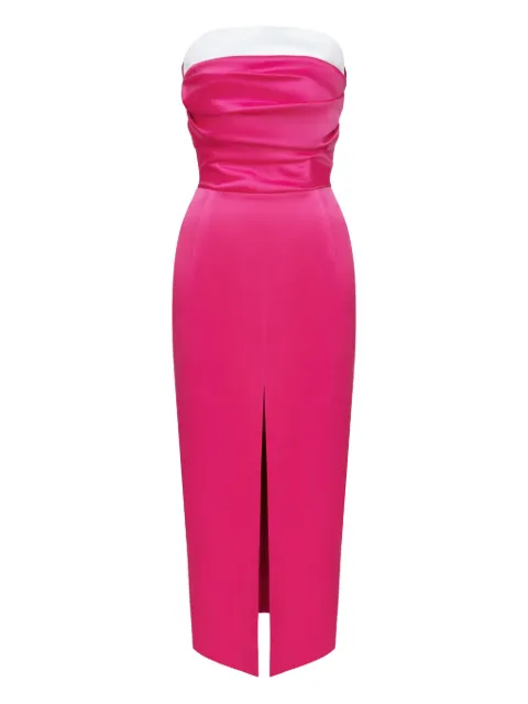 POST MERIDIEM satin midi dress