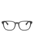 Burberry Eyewear check-pattern square frames - Black