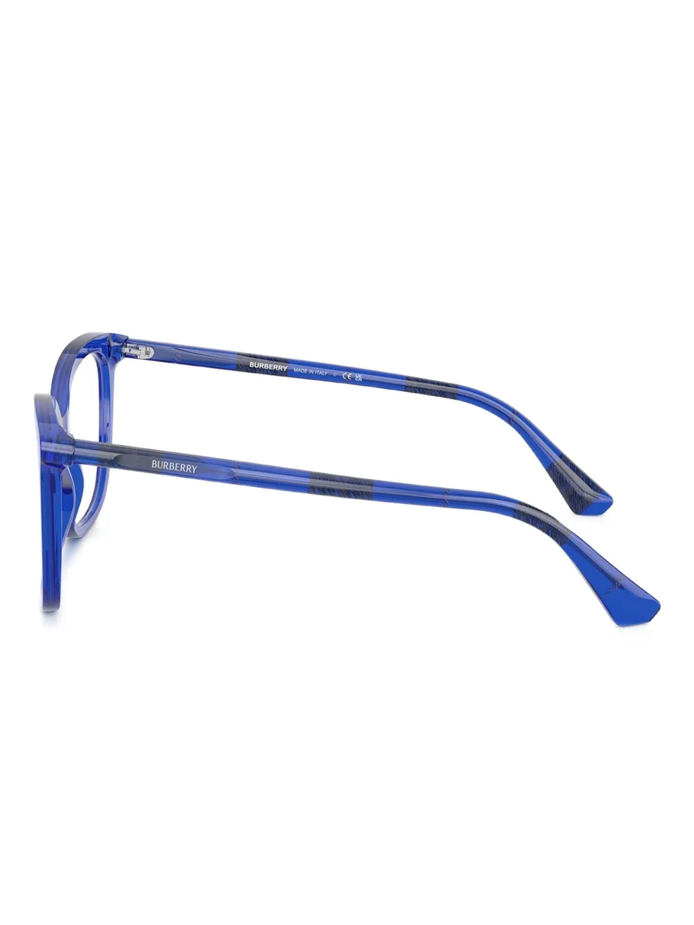 Burberry Eyewear Bril met vierkant logo Blauw