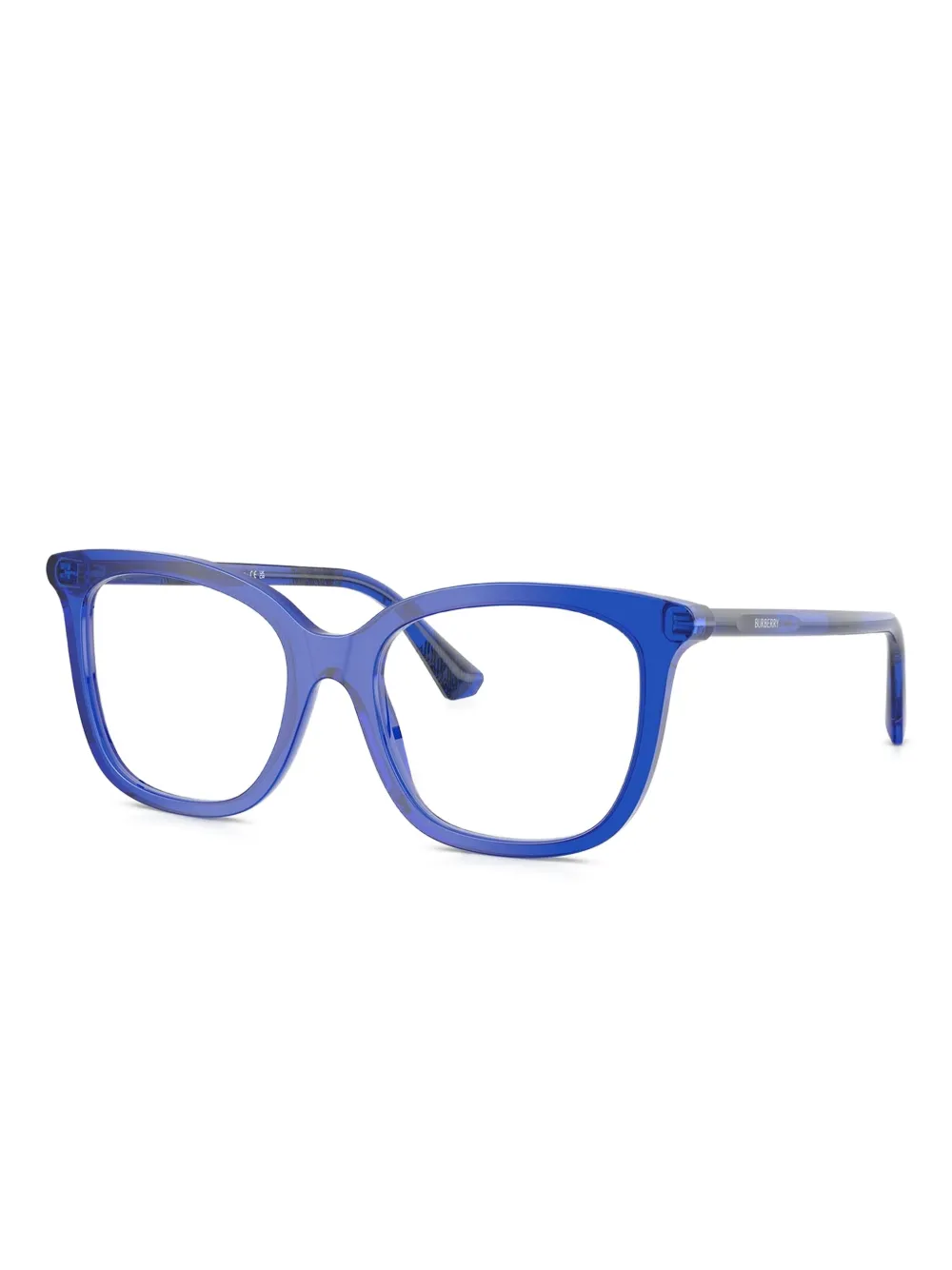 Burberry Eyewear Bril met vierkant logo Blauw