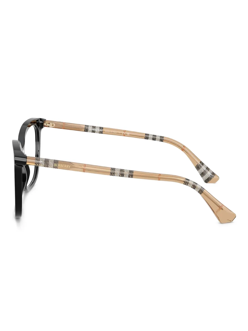 Burberry Eyewear Geometric-frame Glasses In Black