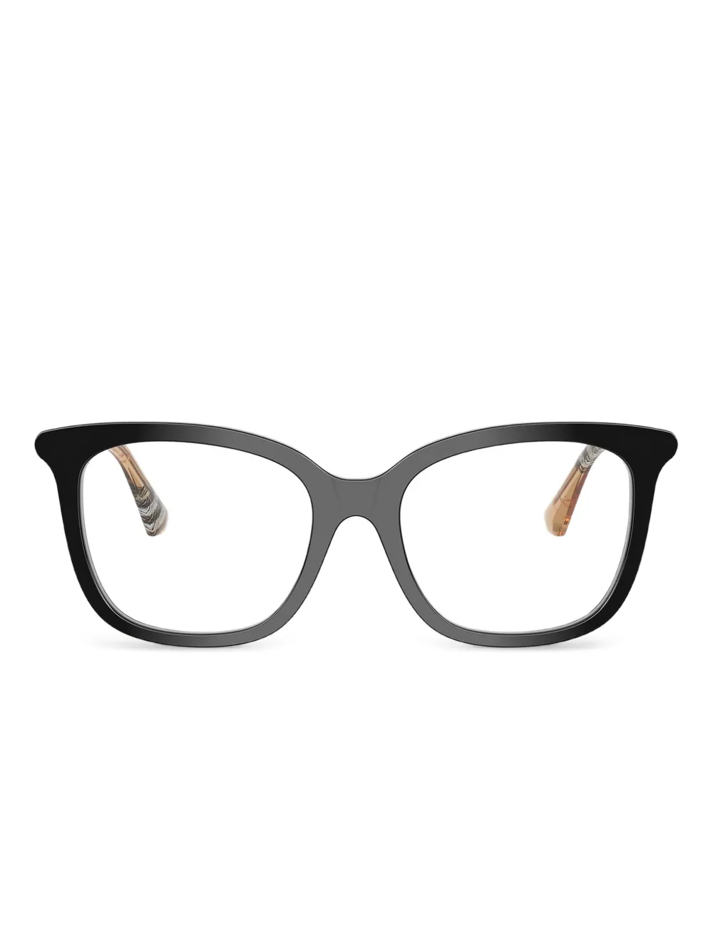 Burberry Eyewear Geometric-frame Glasses In Black