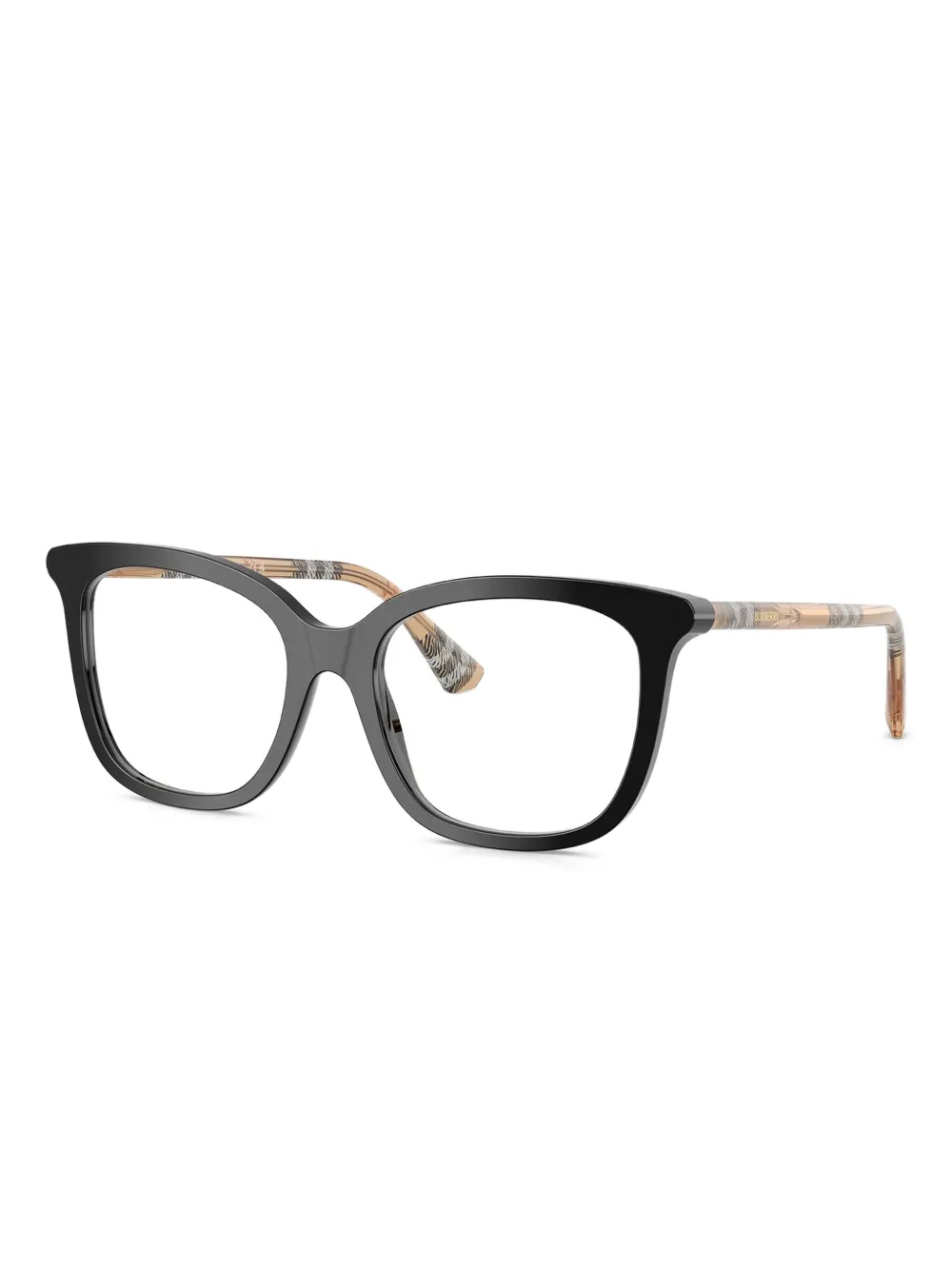 Burberry Eyewear Geometric-frame Glasses In Black