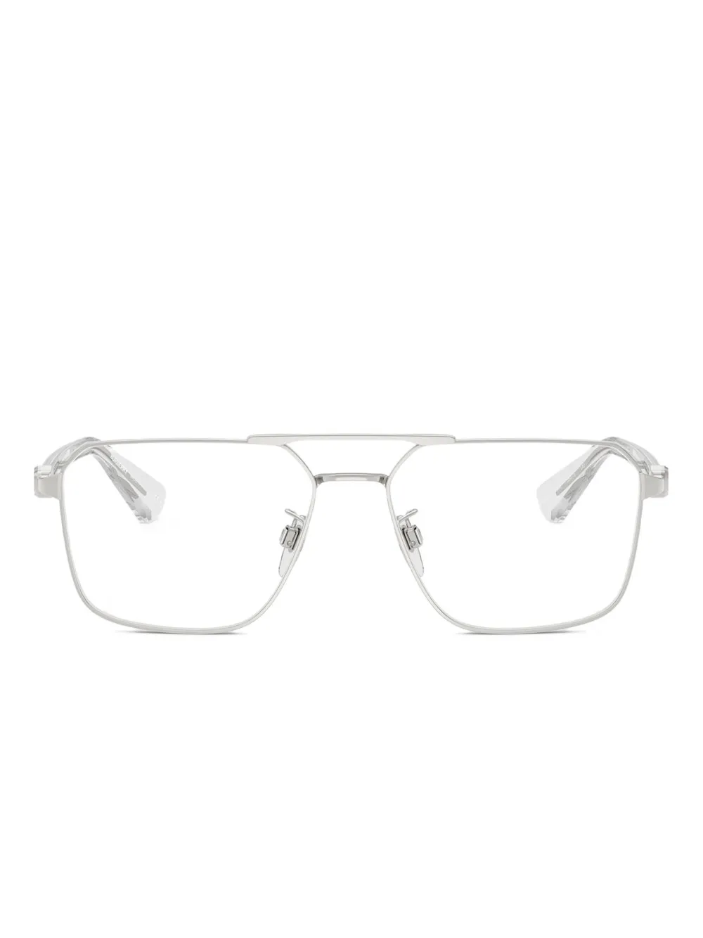 Burberry Eyewear lentes con armazón rectangular | plateado | Image 1