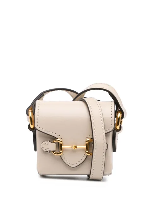 Gucci Pre-Owned 2016-2024 Calfskin Horsebit 1955 AirPods Case crossbody bag