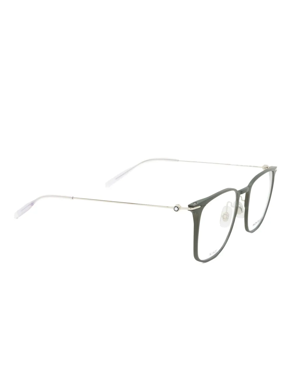 Montblanc rectangle-frame glasses Grijs