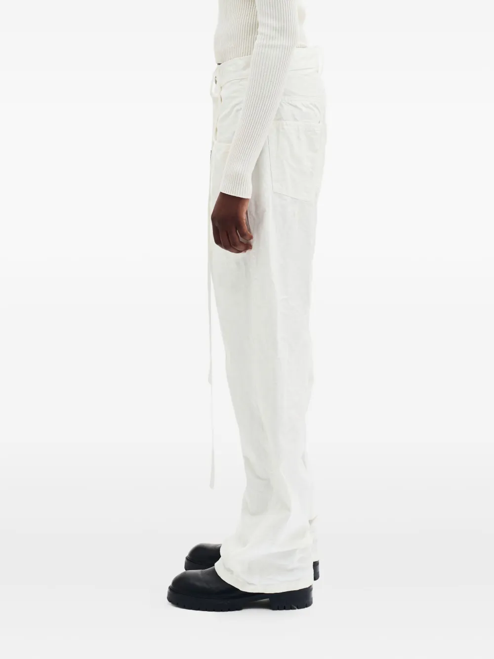 Ann Demeulemeester Cargo broek Wit
