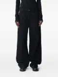 Ann Demeulemeester wide-leg cotton jeans - Black