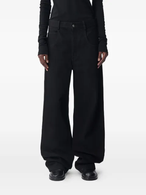 Ann Demeulemeester wide-leg cotton jeans
