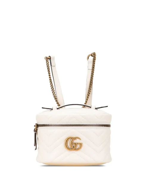 Gucci Pre-Owned 2000-2015 Mini GG Marmont Matelasse Leather Round backpack