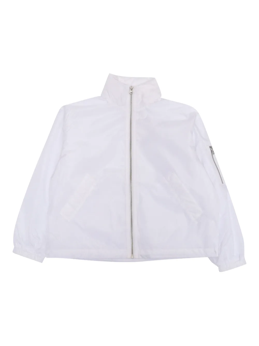 MM6 Maison Margiela Kids Windbreaker mit Reißverschluss - Weiß