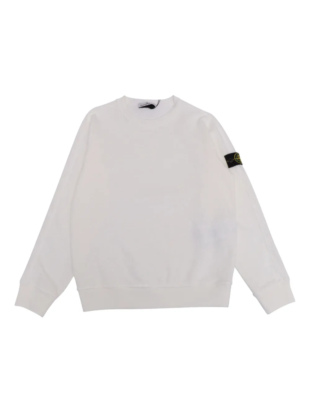 Stone Island Junior Sweater met Compass-logopatch Wit