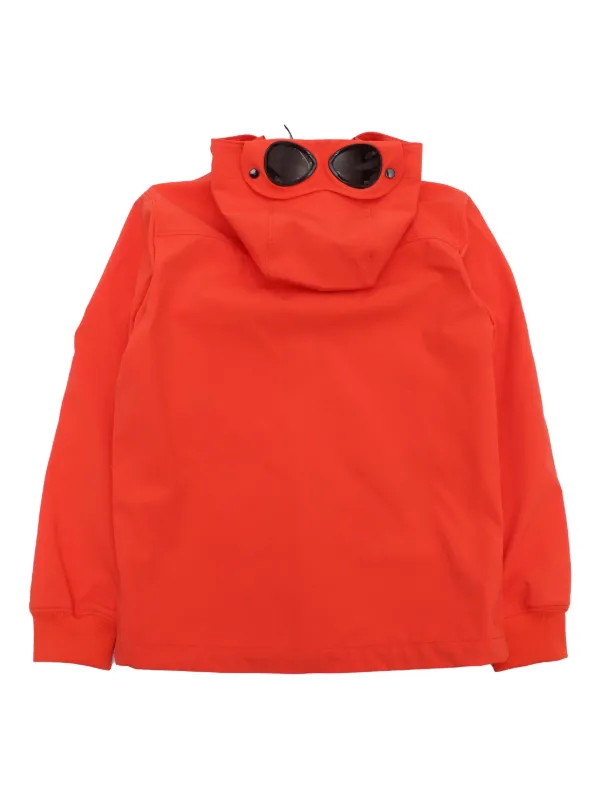 C.P. Company Kids フーデッド ウインドブレーカー | レッド | FARFETCH JP