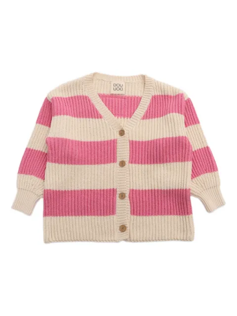 Douuod Kids striped cardigan
