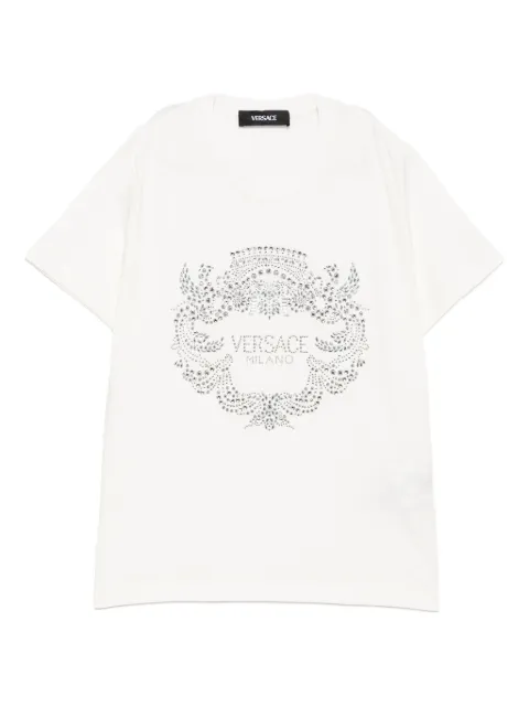 Versace Kids crystal-embellishment T-shirt