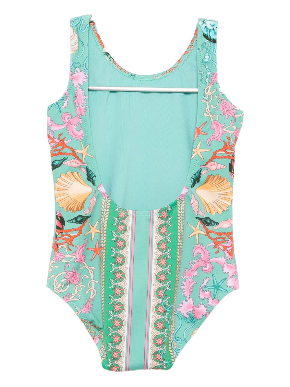 Versace Kids Barocco swimsuit Groen