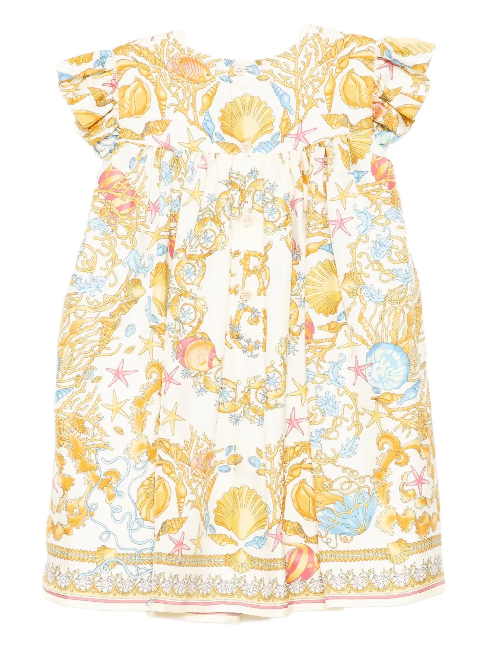 Versace Kids Underwater Barocco dress | Girls Casual Dresses | Image 2