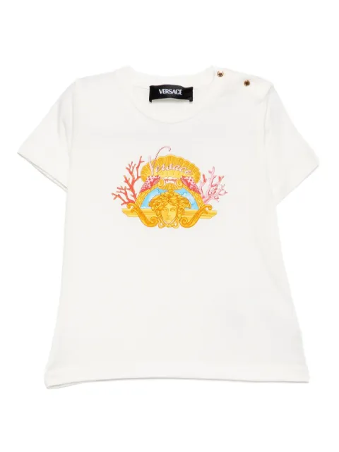 Versace Kids medusa coral T-shirt