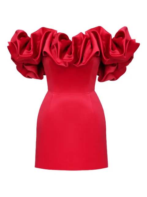 POST MERIDIEM robe Meringue à coupe courte