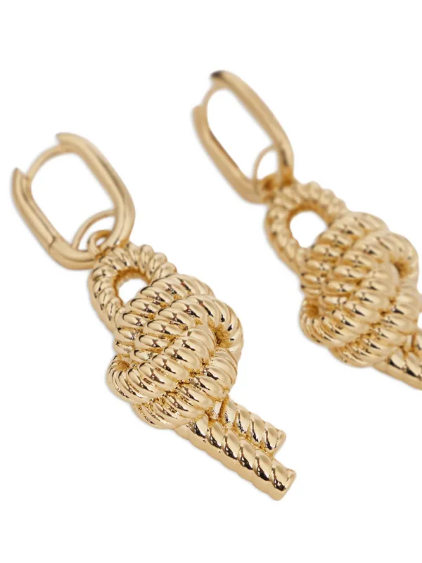 Rabanne Paco Rope Earrings | Gold | FARFETCH