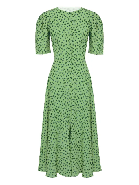 POST MERIDIEM vestido midi tejido con botones