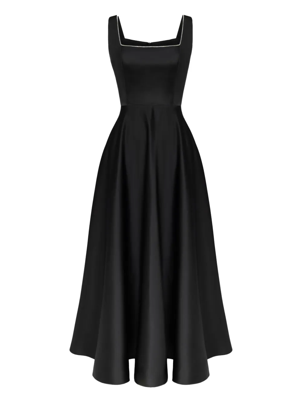POST MERIDIEM robe mi-longue à ornements | noir | Image 1