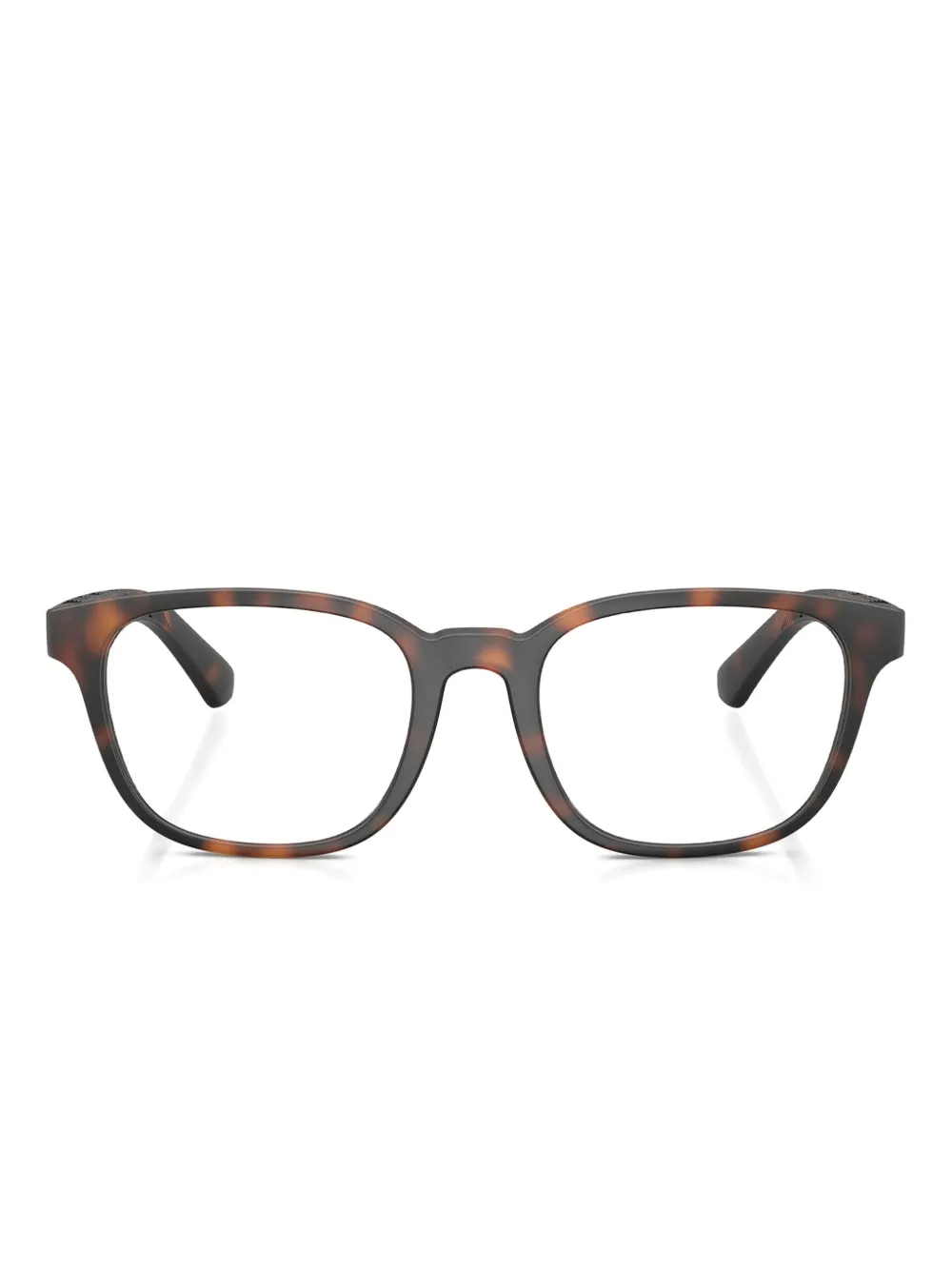 Burberry Eyewear Occhiali squadrati con effetto tartarugato - Marrone