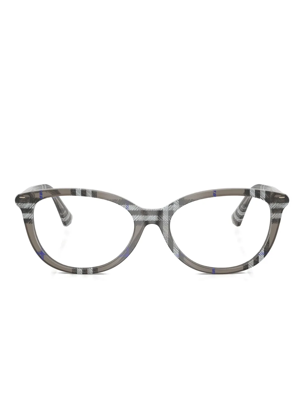 Burberry Eyewear Occhiali a quadri - Grigio