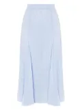 Temperley London beaded pleated midi skirt - Blue