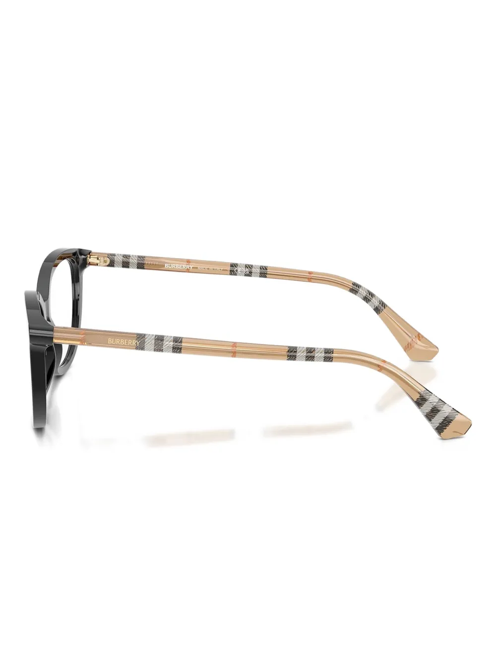 Burberry Eyewear Bril met geruit montuur Zwart