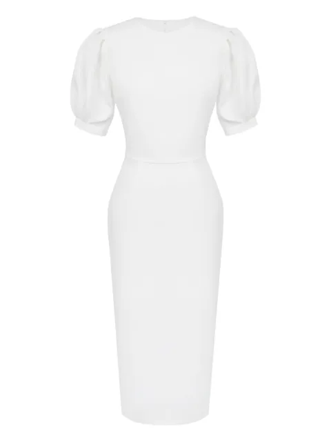 POST MERIDIEM voluminous-sleeve midi dress 
