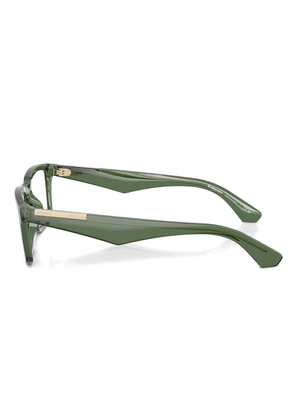 Burberry Eyewear Bril met vierkant montuur Green