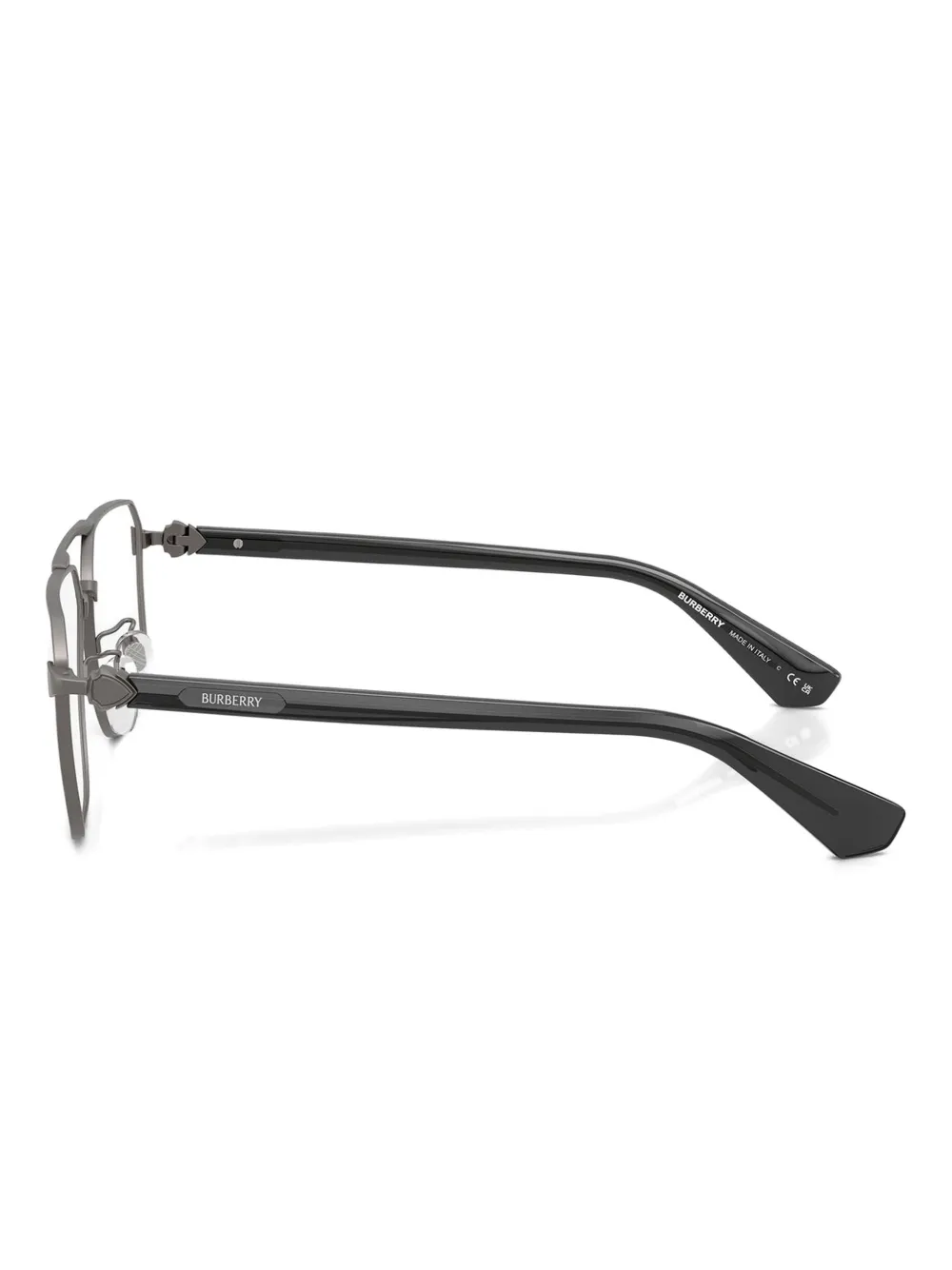 Burberry Eyewear Bril met rechthoekig montuur Grijs